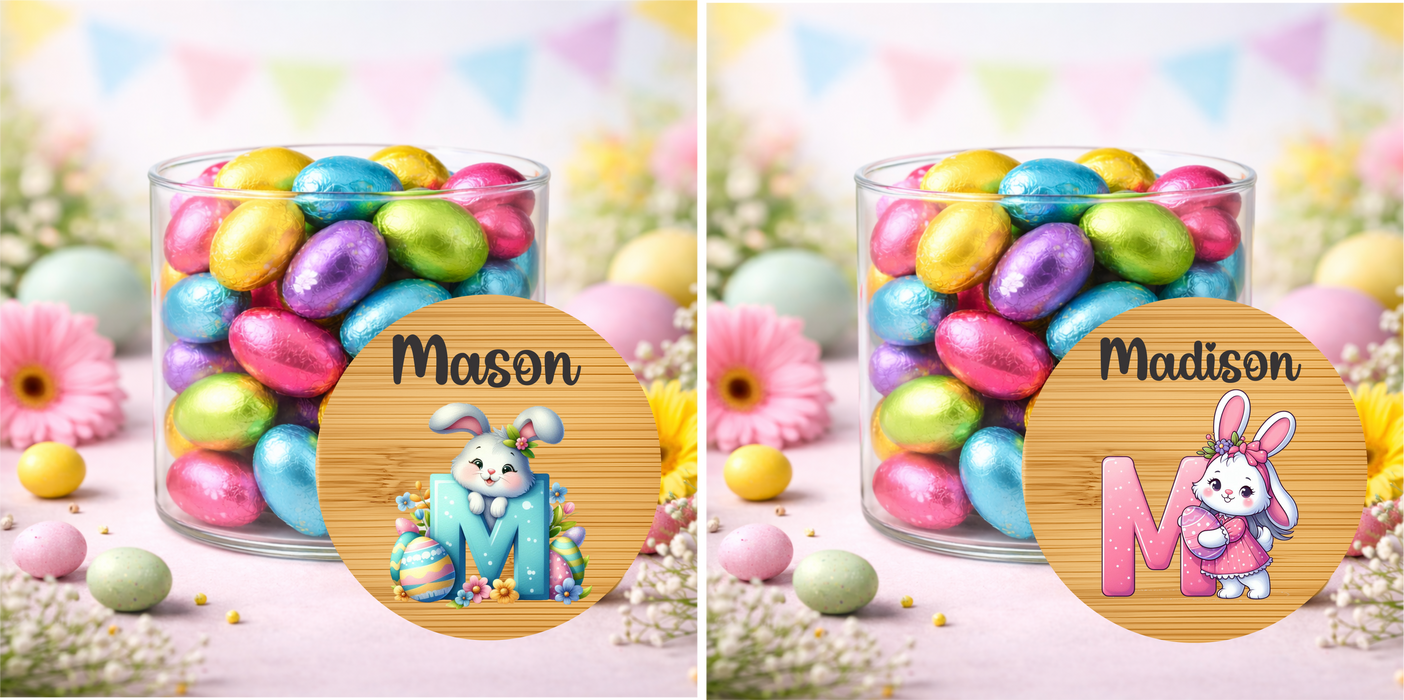 Easter Jars Pink or Blue