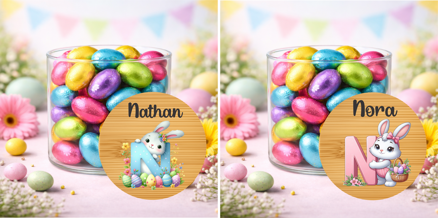 Easter Jars Pink or Blue