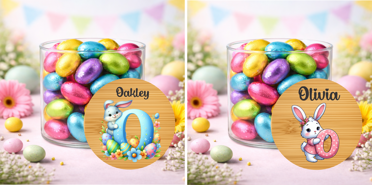 Easter Jars Pink or Blue
