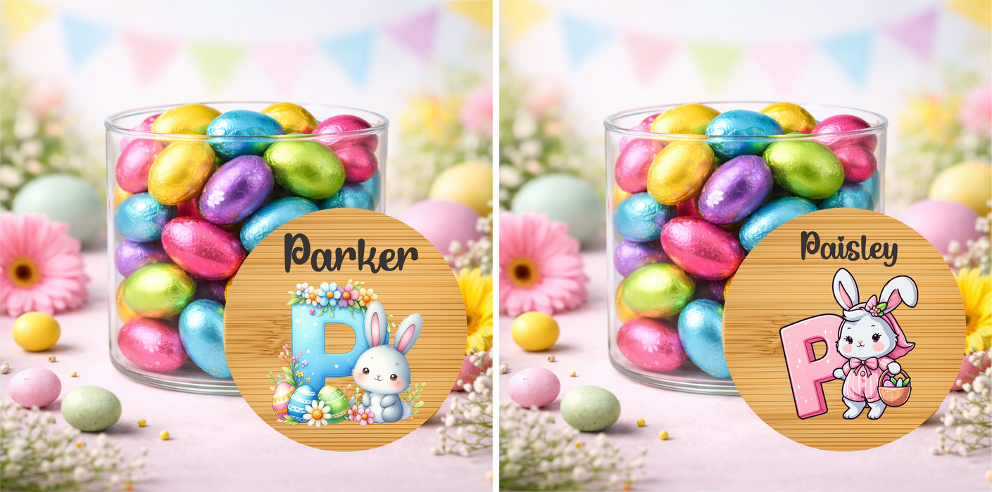 Easter Jars Pink or Blue
