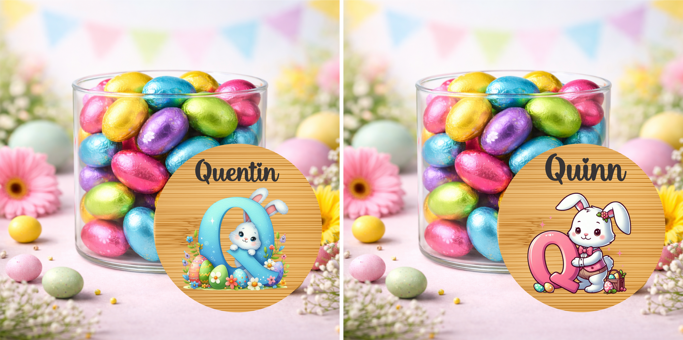 Easter Jars Pink or Blue
