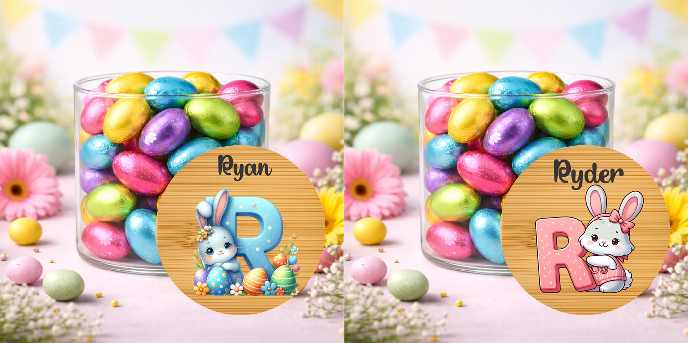 Easter Jars Pink or Blue