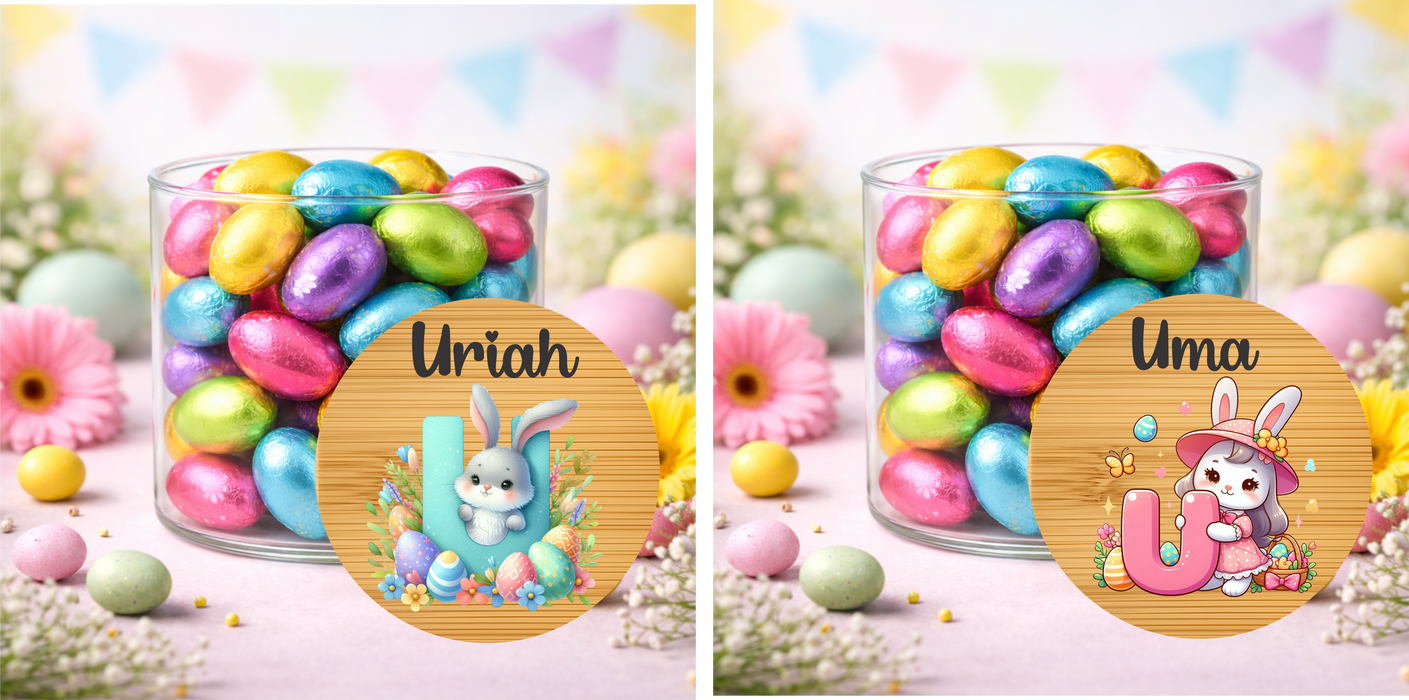 Easter Jars Pink or Blue