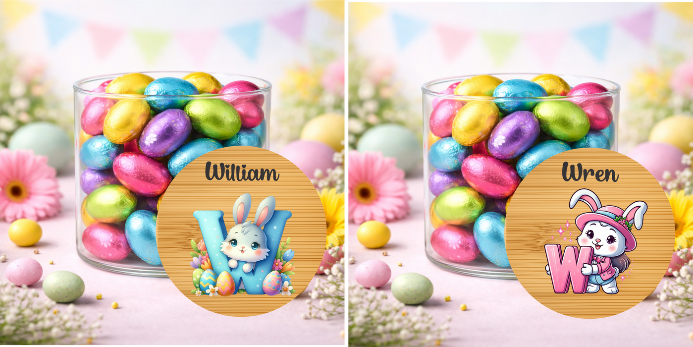 Easter Jars Pink or Blue