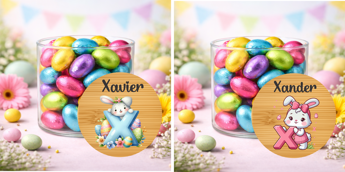Easter Jars Pink or Blue