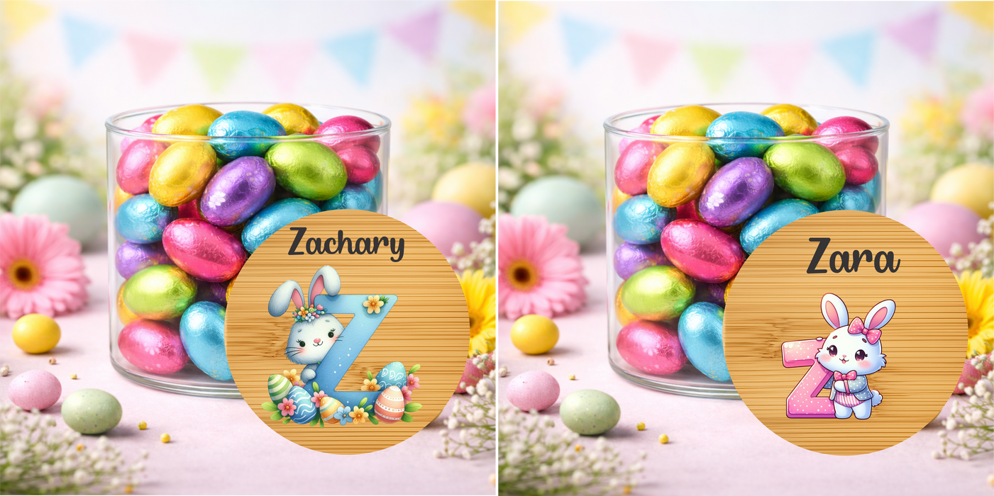 Easter Jars Pink or Blue