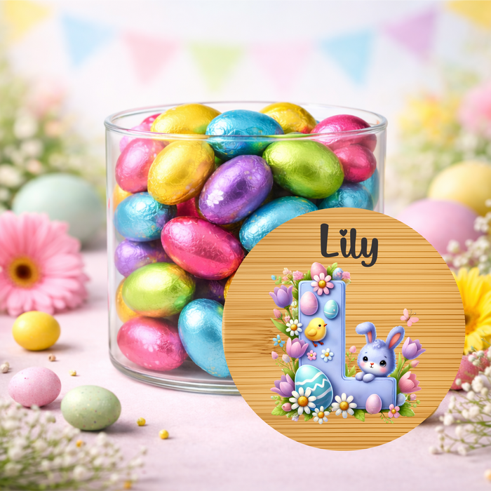 Easter Jars Garden Filled Bunny