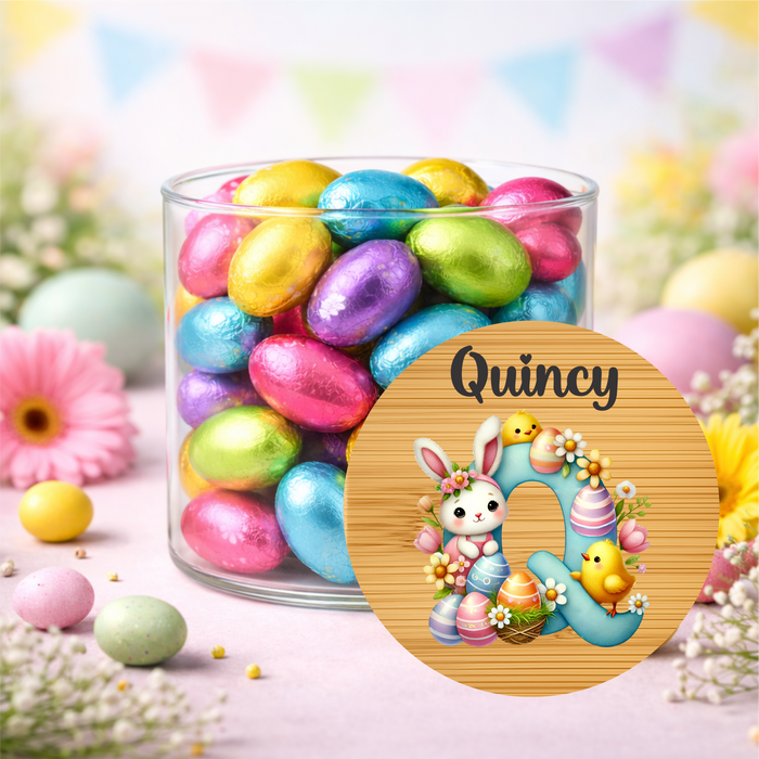 Easter Jars Garden Filled Bunny