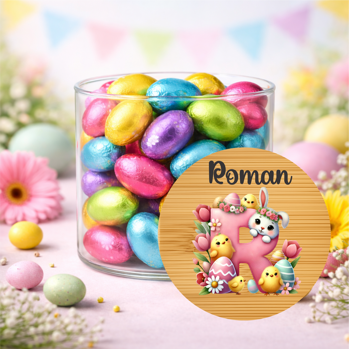 Easter Jars Garden Filled Bunny
