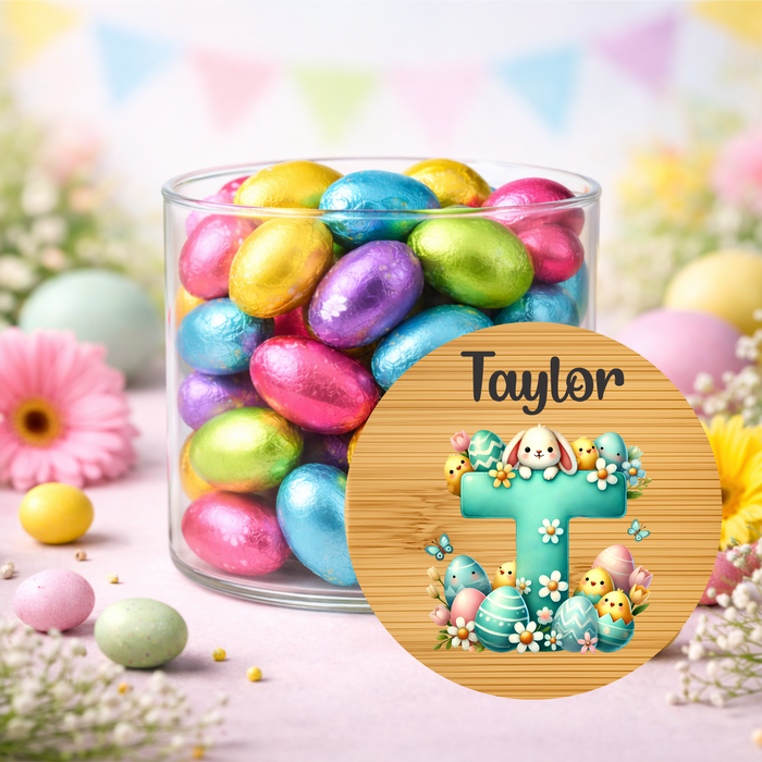 Easter Jars Garden Filled Bunny