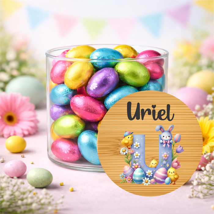 Easter Jars Garden Filled Bunny