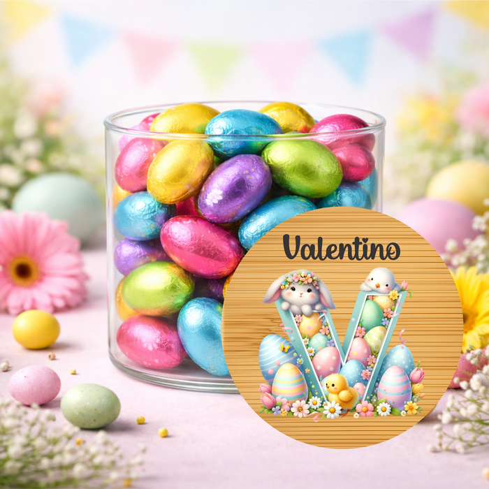 Easter Jars Garden Filled Bunny
