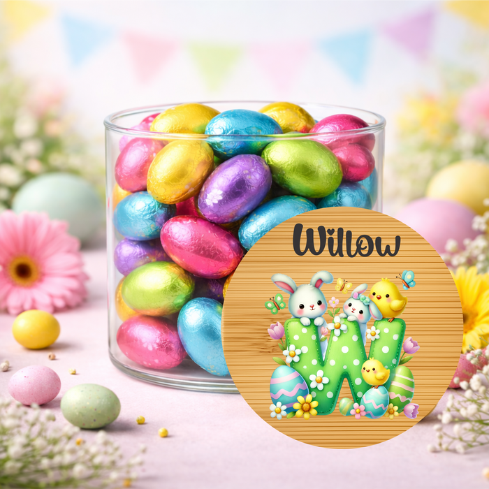 Easter Jars Garden Filled Bunny