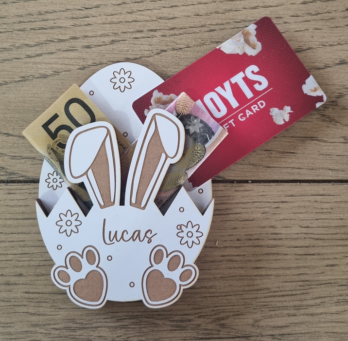 Easter bunny money gift Box