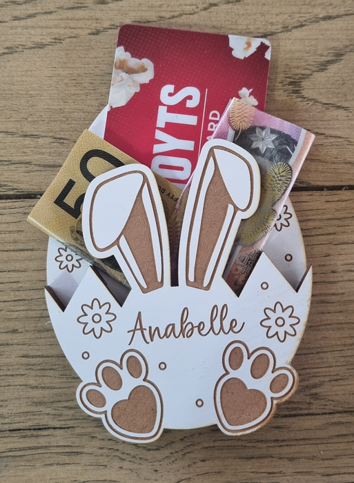 Easter bunny money gift Box