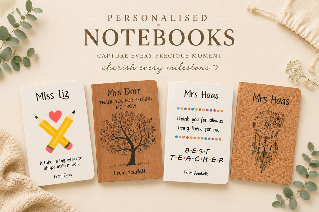 Personalised A5 Notebook - Teacher Appreciation