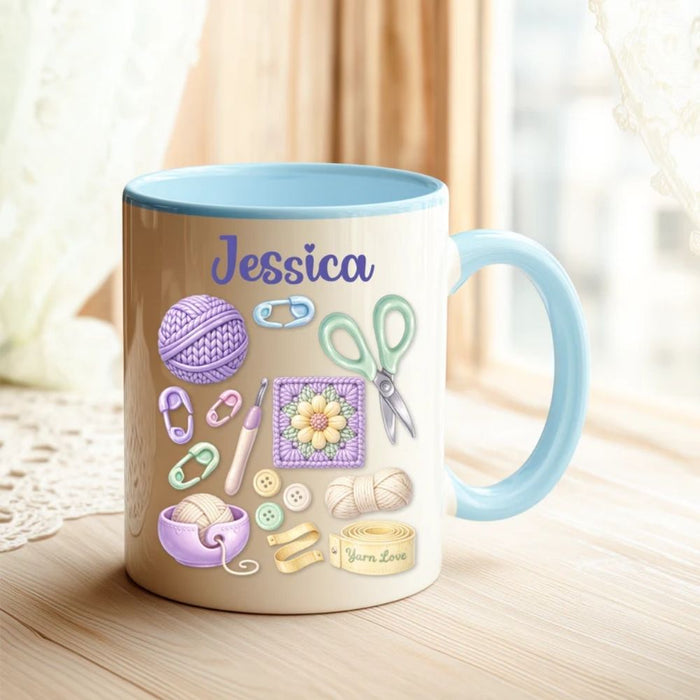 Personalised hobby mug custom gift with hobby-themed design made in Australia