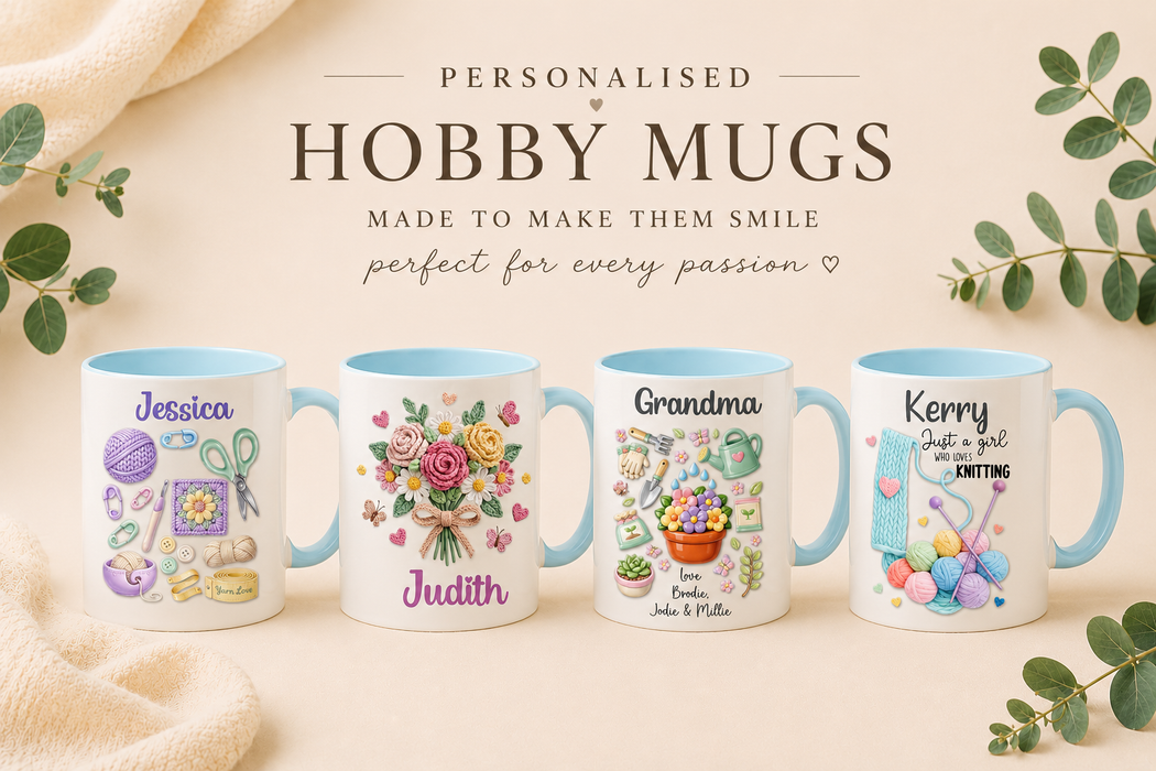Personalised Hobby Mugs | Custom Gift for Every Passion | Made in Australia