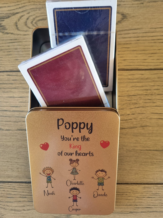 Fathers day playing cards