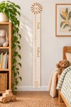 Lion wooden growth chart for kids