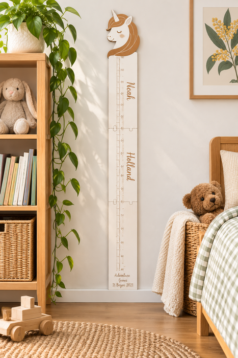 Unicorn growth chart for kids