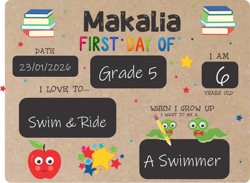 First Day Boards