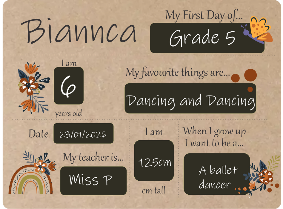 First Day Boards