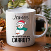 Wanna Kiss My Carrot  Personalised Gift Australia Funny Naughty Husband Mug