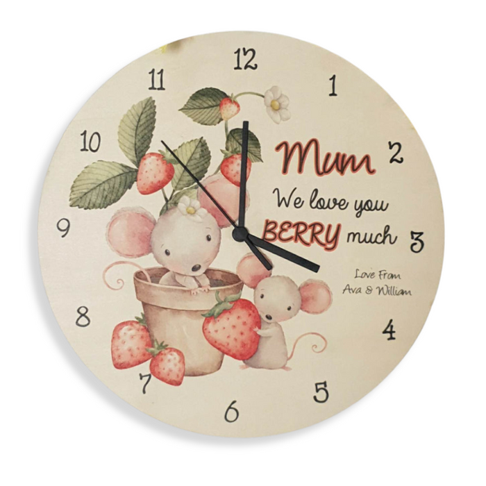 Berry much mice Clock