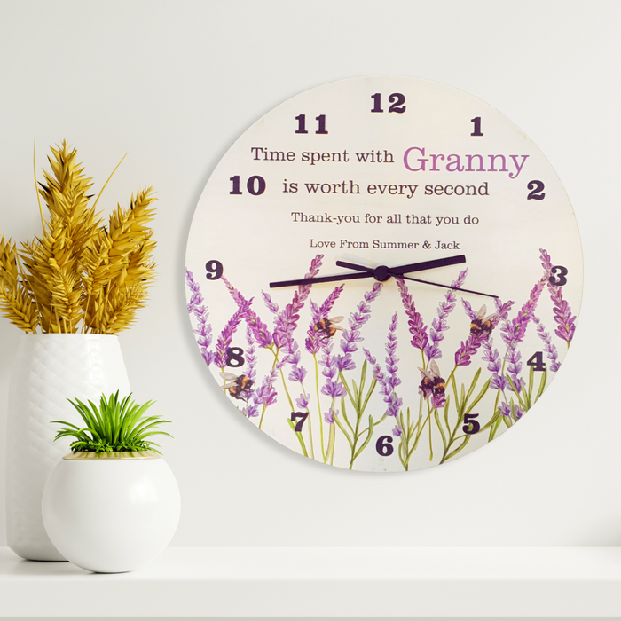 Lavender Clock