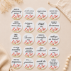 IVF milestone discs designed to document your fertility and pregnancy journey