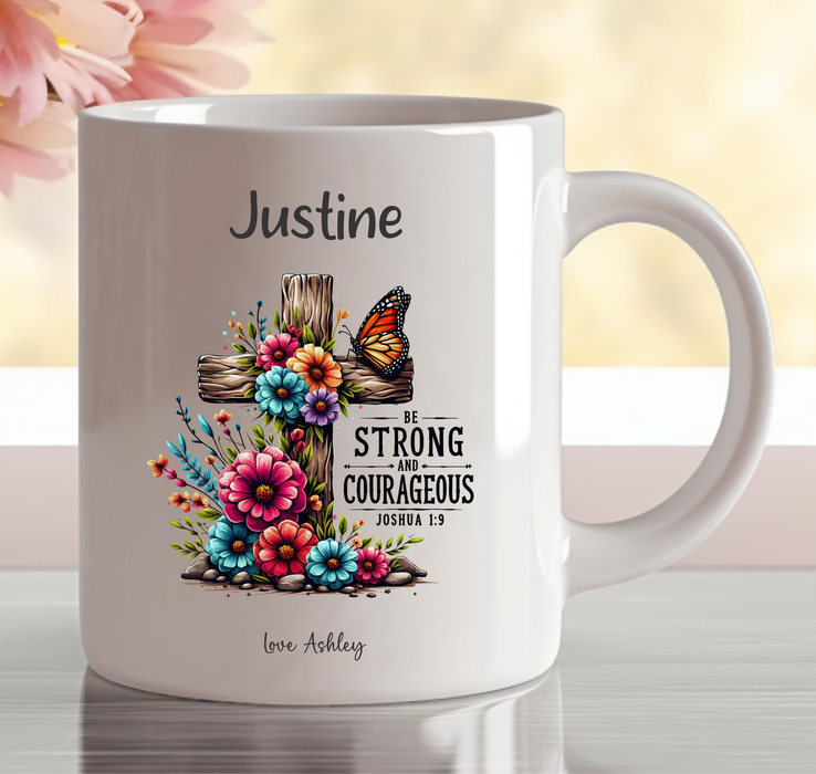 Personalised inspirational mug featuring an uplifting message, custom design and premium ceramic finish made in Australia.
