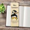 Personalised bookmark with custom name designed and printed in Australia.