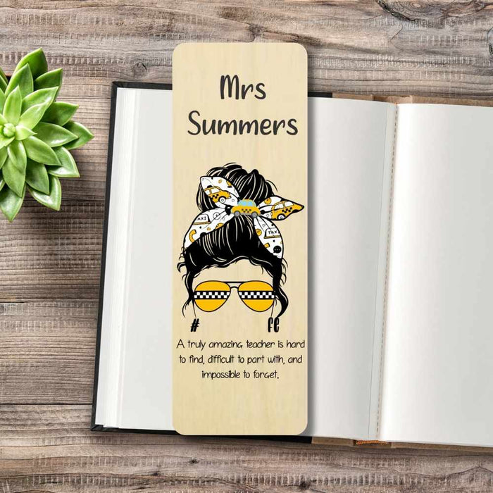 Personalised bookmark with custom name designed and printed in Australia.