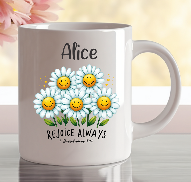 Personalised inspirational mug featuring an uplifting message, custom design and premium ceramic finish made in Australia.