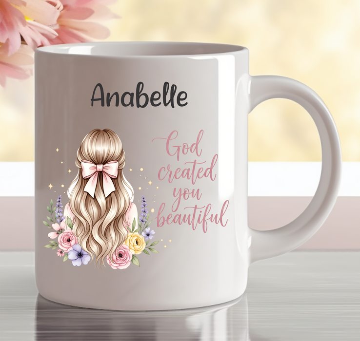Personalised inspirational mug featuring an uplifting message, custom design and premium ceramic finish made in Australia.