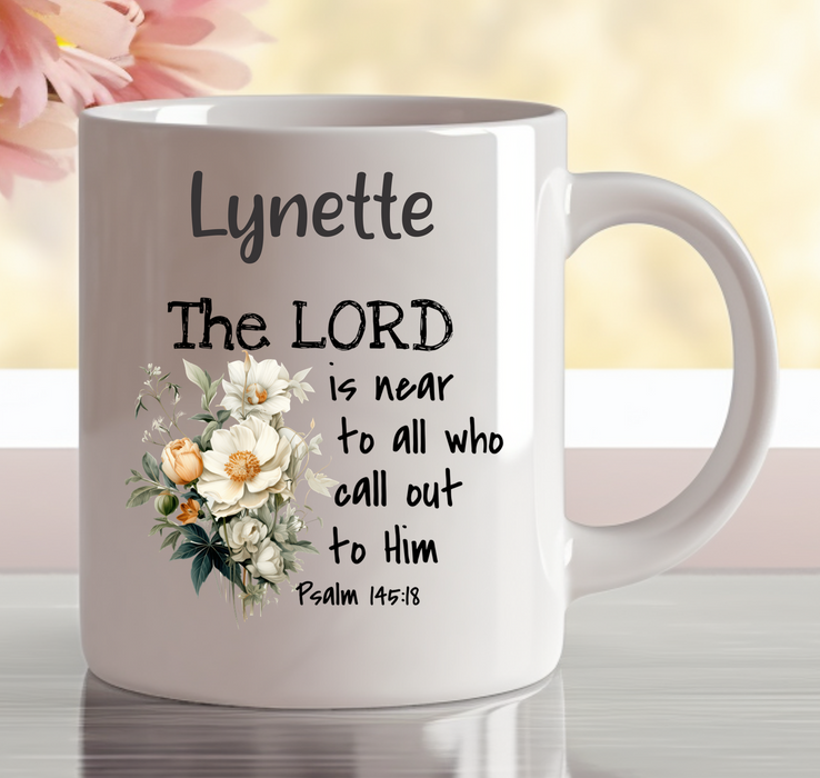 Personalised Floral Faith Mugs | Christian Gifts Made in Australia