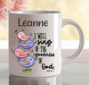 Personalised inspirational mug featuring an uplifting message, custom design and premium ceramic finish made in Australia.