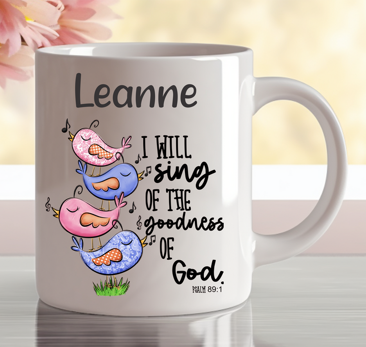 Personalised inspirational mug featuring an uplifting message, custom design and premium ceramic finish made in Australia.