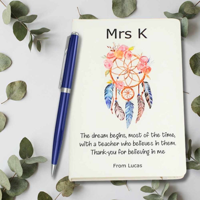 Personalised A5 Notebook - Teacher Appreciation