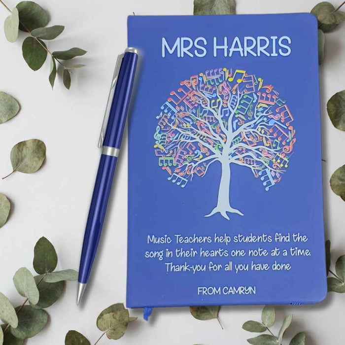 Personalised A5 Notebook - Teacher Appreciation