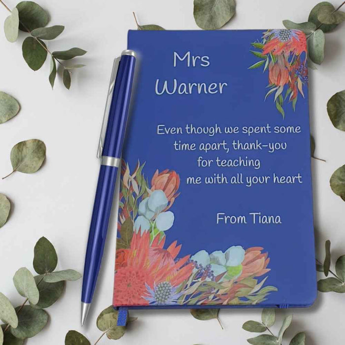 Personalised A5 Notebook - Teacher Appreciation