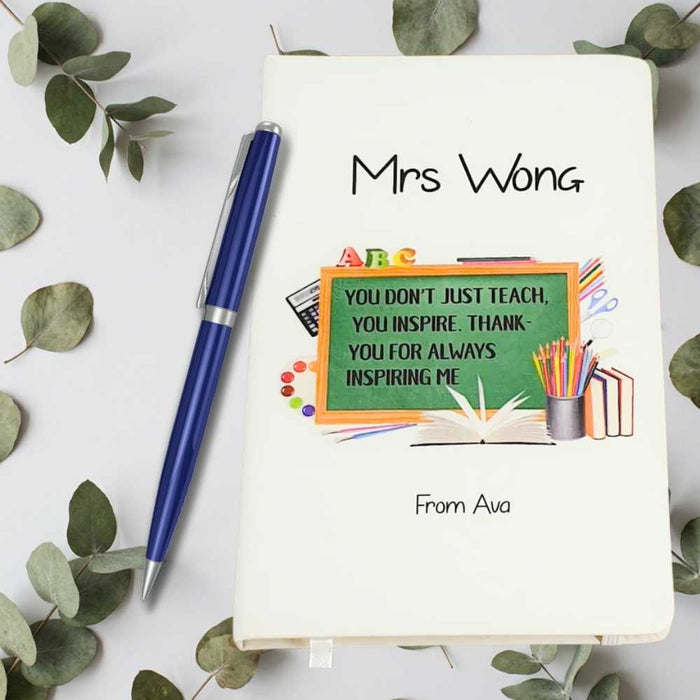 Personalised A5 Notebook - Teacher Appreciation
