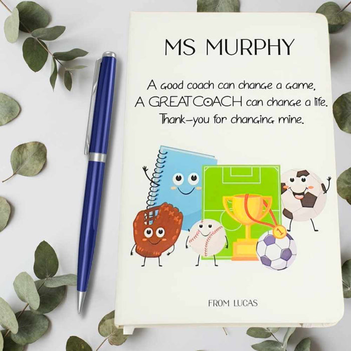 Personalised A5 Notebook - Teacher Appreciation