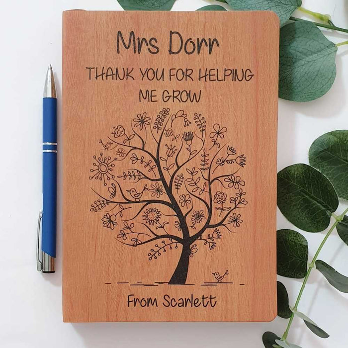 Personalised A5 Notebook - Teacher Appreciation