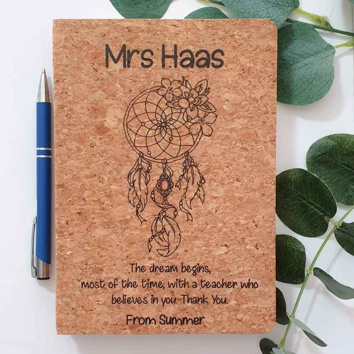 Personalised A5 Notebook - Teacher Appreciation