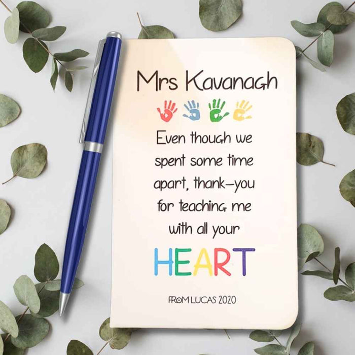 Personalised A5 Notebook - Teacher Appreciation
