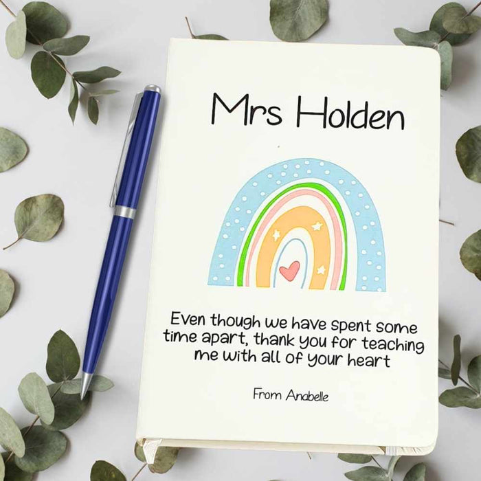 Personalised A5 Notebook - Teacher Appreciation