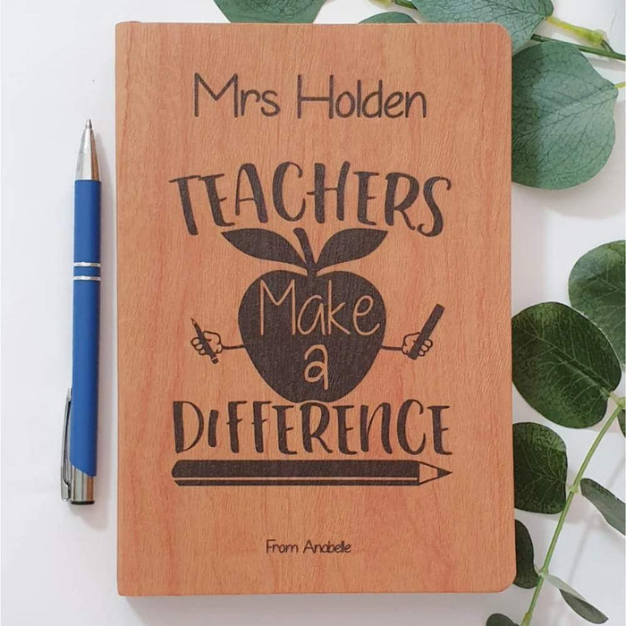 Personalised A5 Notebook - Teacher Appreciation