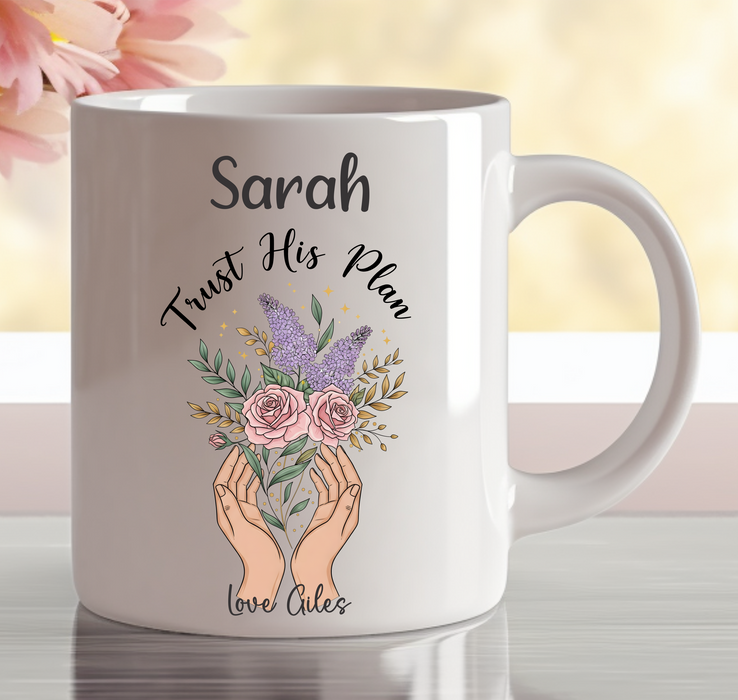 Personalised inspirational mug featuring an uplifting message, custom design and premium ceramic finish made in Australia.
